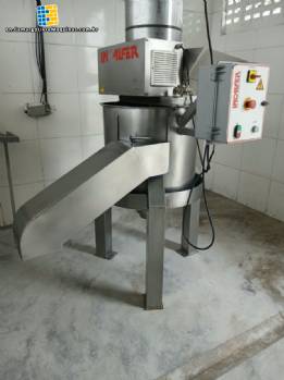 Industrial onion and vegetable peeler in stainless steel Incalfer up to 1000 kg/hour