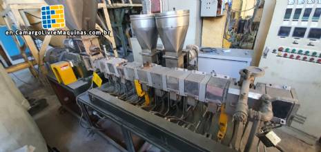 Complete line of TwinScrew twin screw extruder
