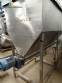 Stainless steel bagging storage silo with 2000 liter output screw conveyor