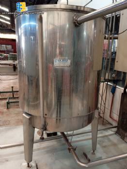 Zegla 1000 liter stainless steel storage tank