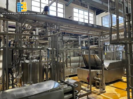 UHT VTIS Tetra Pak system aseptic processing sterilization dairy milk 13,000 liters / hour