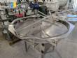 Masipack 1200 mm stainless steel rotating accumulator table