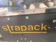 Adhesive tape case sealer with safety enclosure and door sensors Strapack