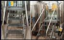 Complete kitchen for malt production.