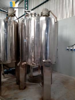 Stainless steel tank 1.500 L