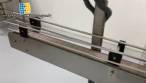 Linear filling machine with 7 filling nozzles