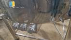 Hermetic reactor jacketed tank in 316 stainless 2.800 L