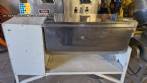 Horizontal paddle mixer in stainless steel, 200 liters, 2 HP.