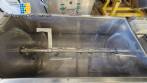 Horizontal paddle mixer in stainless steel, 200 liters, 2 HP.