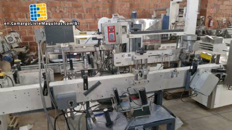 Automatic double head labeling machine for self-adhesive labels Bauch Campos