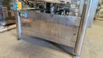 Automatic stainless steel labeling machine with two heads for Narita self-adhesive labels