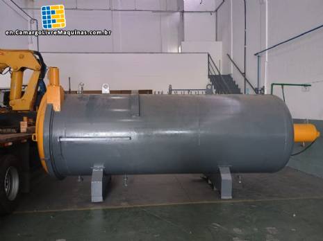 Horizontal autoclave for manufacturing automotive armored glass Ferlex
