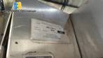 Programmable turbo oven in stainless steel, gas-powered.