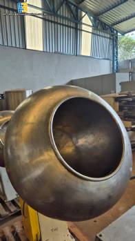 Pear-shaped coating pan, 350 liters