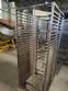 Programmable turbo oven in stainless steel, gas-powered.