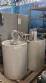 Polymer mixing tank with stainless steel shaft and diaphragm pump, 300 liters.