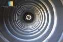 Rotary grain cooler