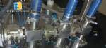 Linear filling machine with 6 pistons filling system