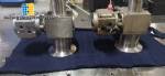 Linear filling machine with 6 pistons filling system