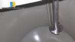 Master Pump 50 liter laboratory polypropylene mixing tank