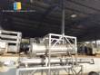 Rotary tube drum and stainless steel screw conveyor mixer for feed
