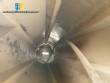 Rotary tube drum and stainless steel screw conveyor mixer for feed