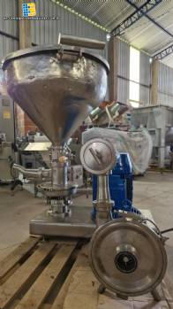 Triblender in-line mixer, Tri-blender in 316 stainless steel for food, 20 hp.