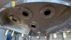 Stainless steel 304L jacketed mixing reactor tank, 5,000 liters, year 2020, Plurinox