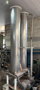 Carbonator 2 columns for carbonated beverages, beers, Metal�rgica Metalbras, 6,000 liters