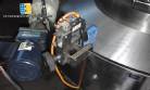 Rotary feeder of bullets and chewing gum type Flow Pack machines