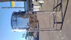 2500 liter stainless steel jacketed mixing tank