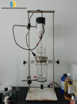 Adonex 1 liter 1000 ml benchtop glass jacketed reactor Adonex 1 liter 1000 ml benchtop glass jacketed reactor