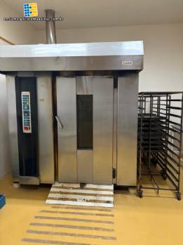 Leyuan stainless steel gas rotary oven, 1 trolley. Leyuan stainless steel gas rotary oven, 1 trolley.
