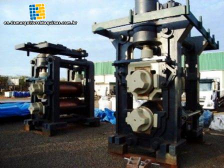 Line for the manufacture of aluminum sheets Line for the manufacture of aluminum sheets